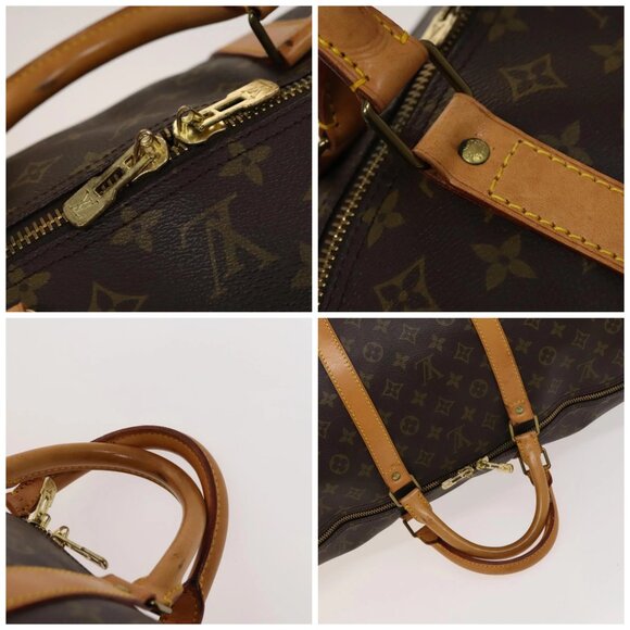 LOUIS VUITTON Monogram Keepall 60 Boston Bag M41422 LV Auth 119828 - Picture 16 of 16